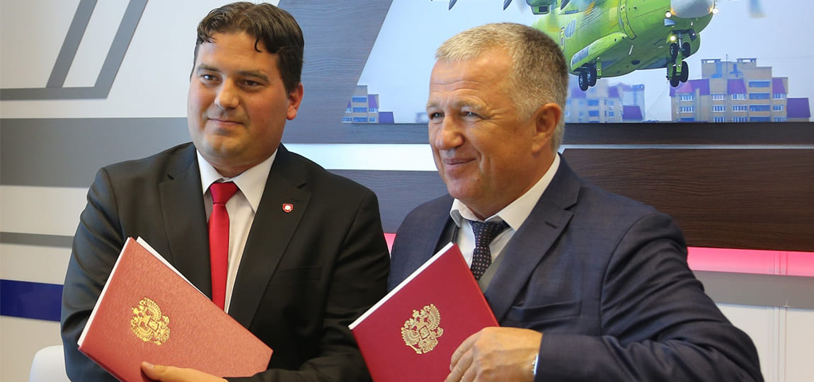 Beginning of a cooperation with the Russian Unified Aerospace Consortium (UAC)